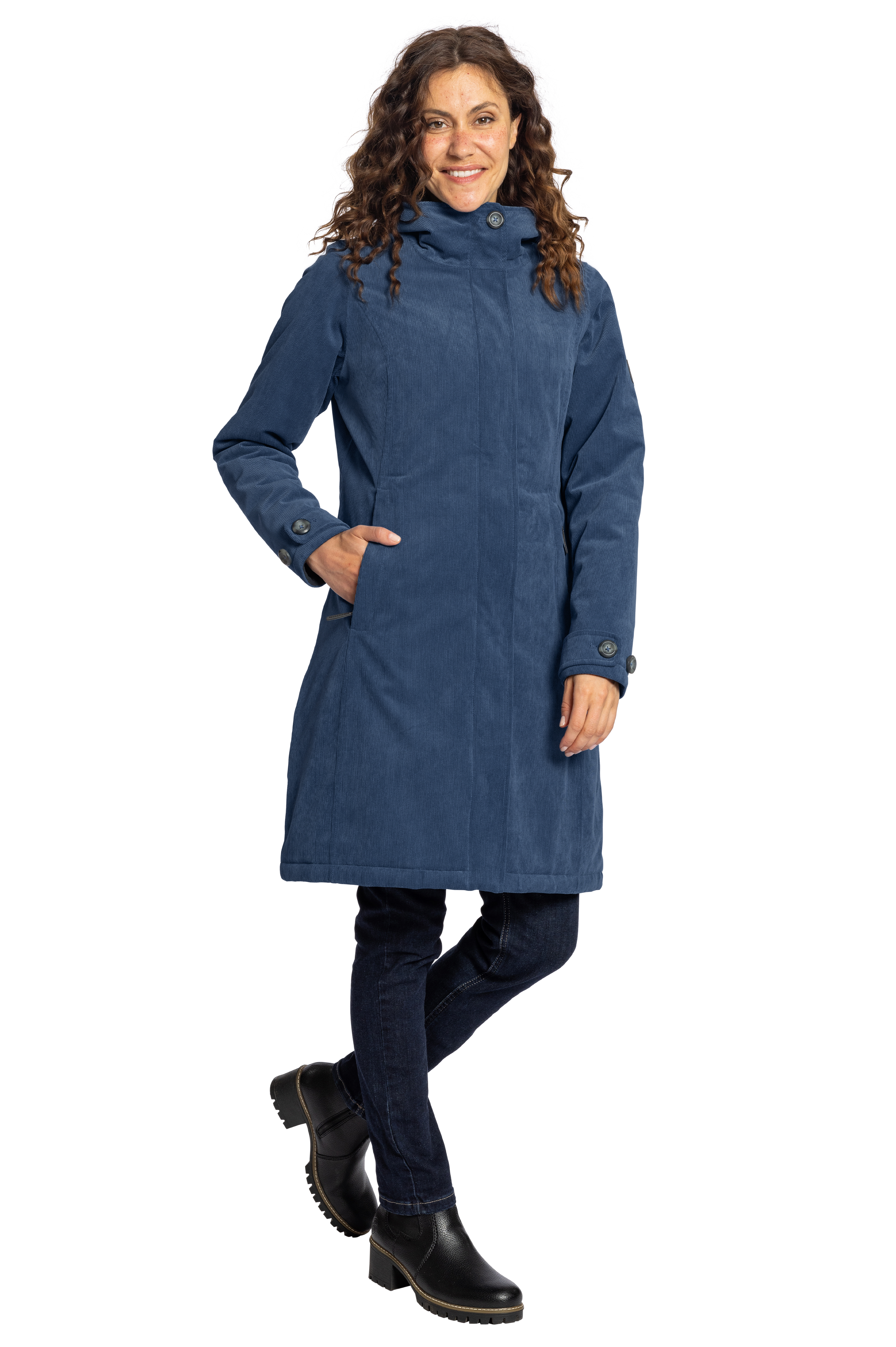 Elkline Damen Winter Friesennerz Wasserdicht Cord Glasgow