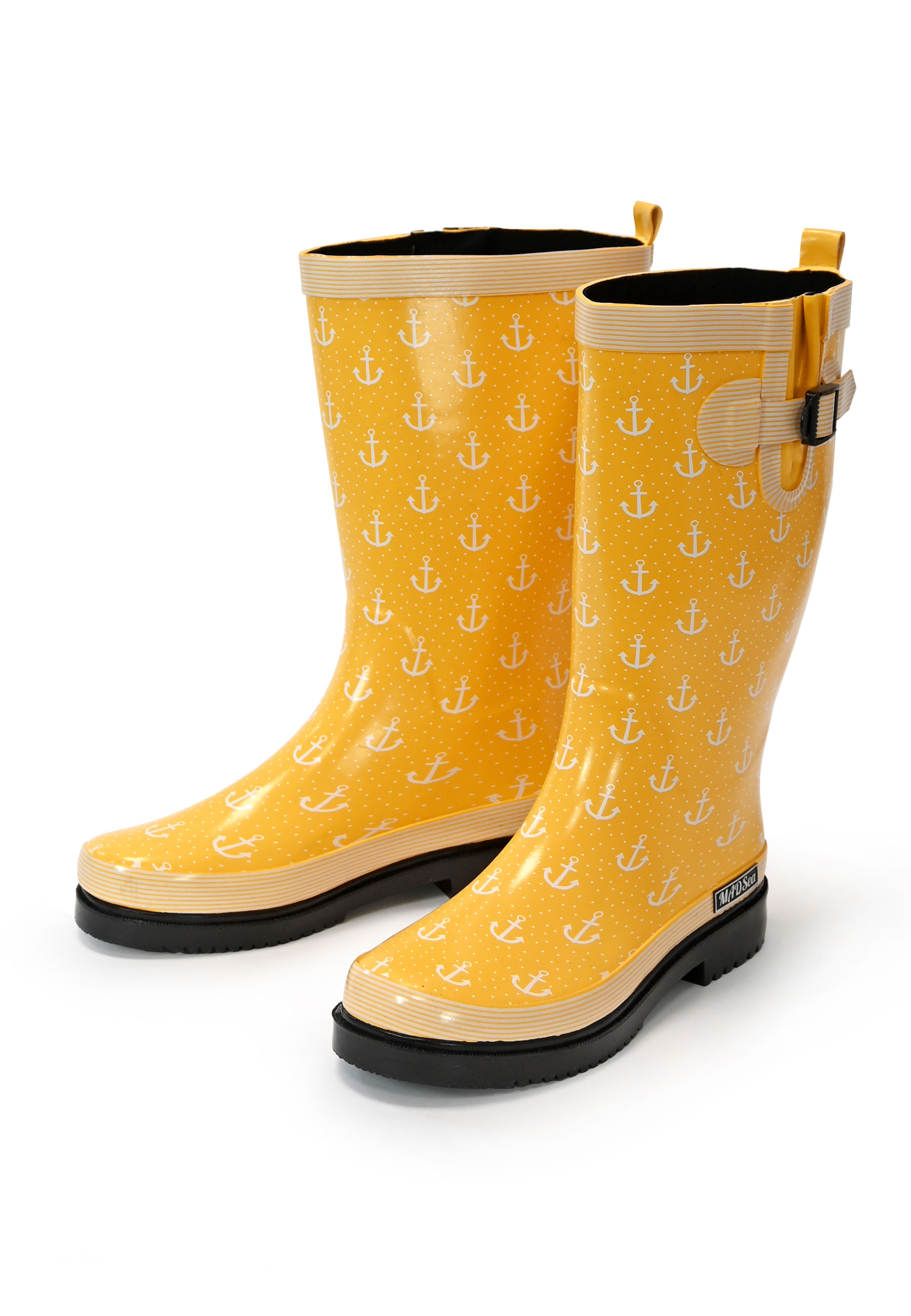 MADSea Damen Gummistiefel Anchor Langschaft Gelb