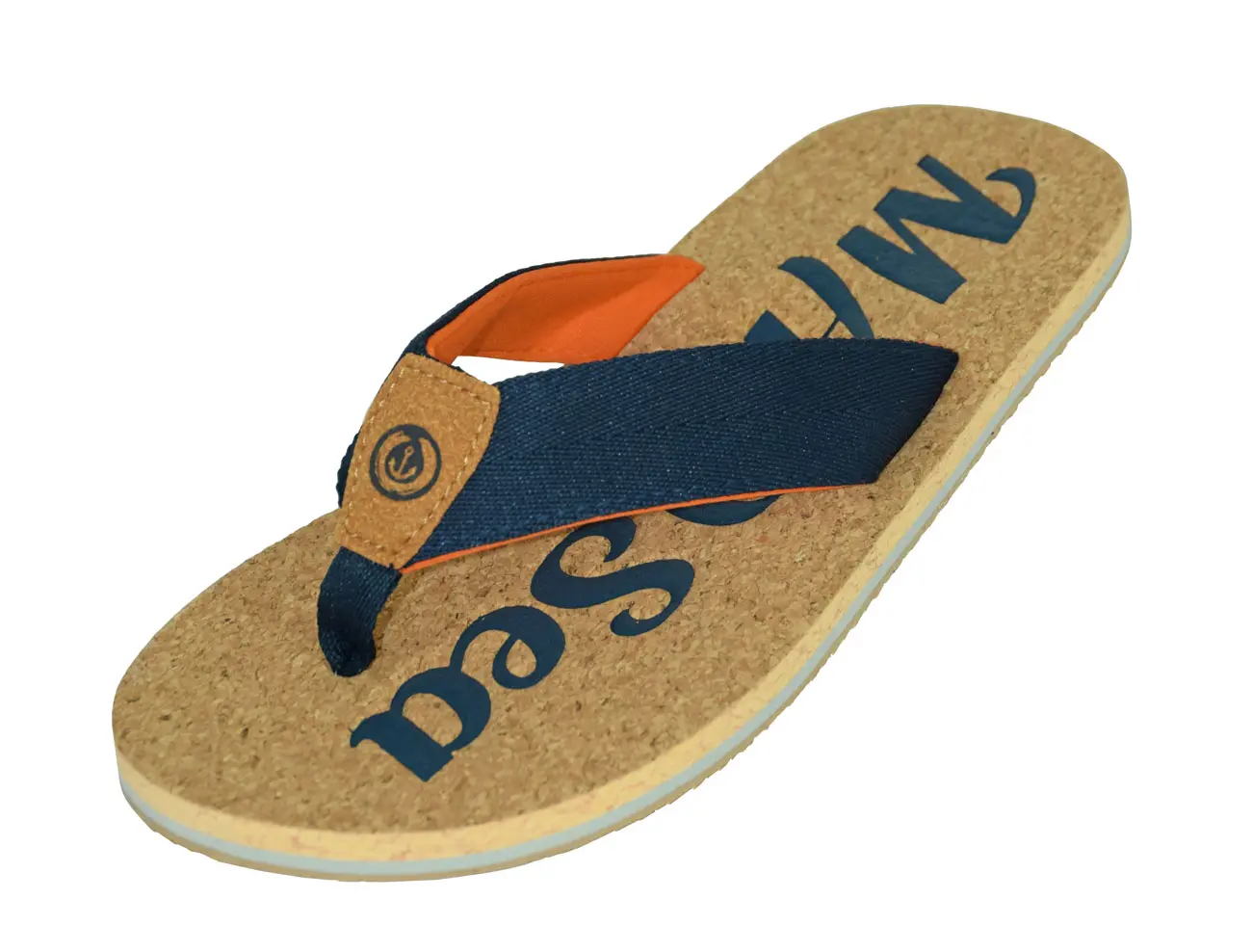 MADSea Unisex Zehentrenner Nature dunkelblau/orange