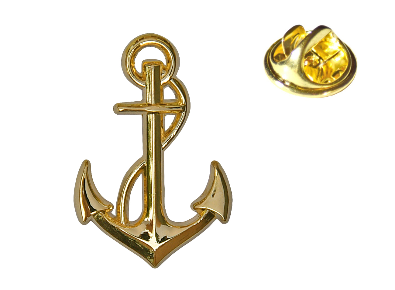 MADSea Motivpin Anker goldfarben