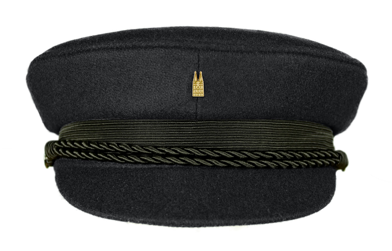 MADSea schwarzer Elbsegler mit Motivpin Kölner Dom