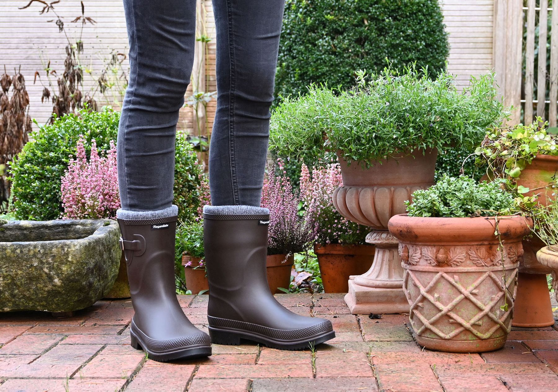 Regenliebe Damen Gummistiefel Pfütze-W Halbschaft Regenliebe Damen Gummistiefel Pfütze-W Halbschaft