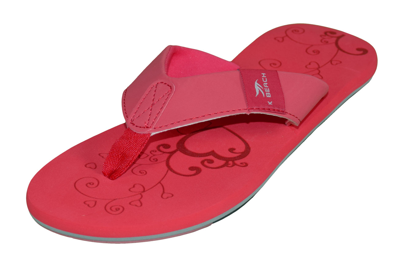 MADSea Damen Zehentrenner Beach rot/multi