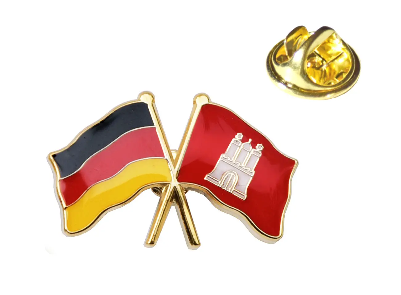 MADSea Flaggenpin Deutschland Hamburg