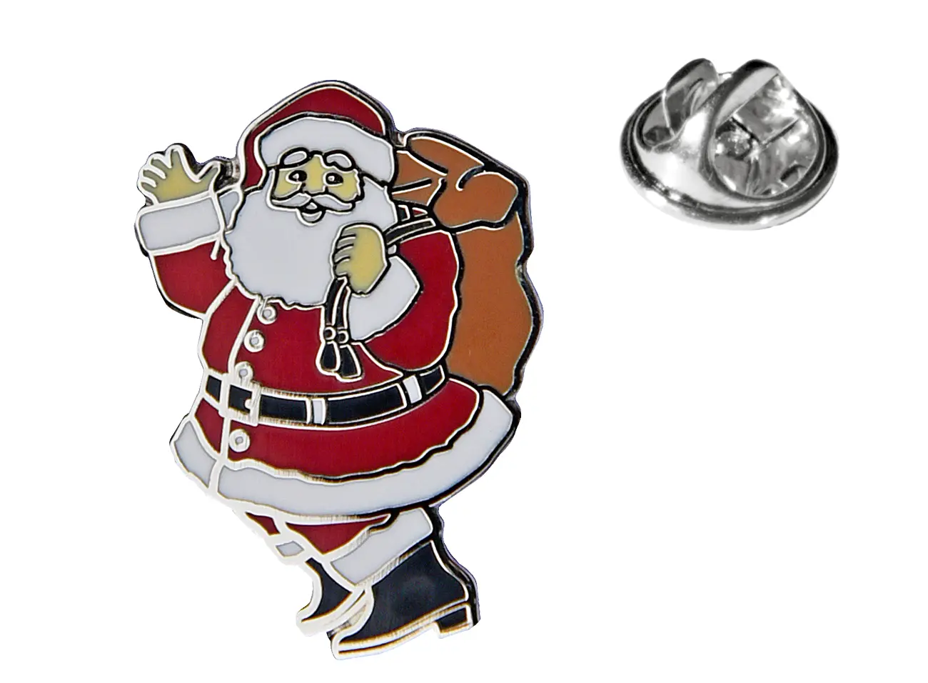 MADSea schwarzer Elbsegler mit Motivpin Weihnachtsmann