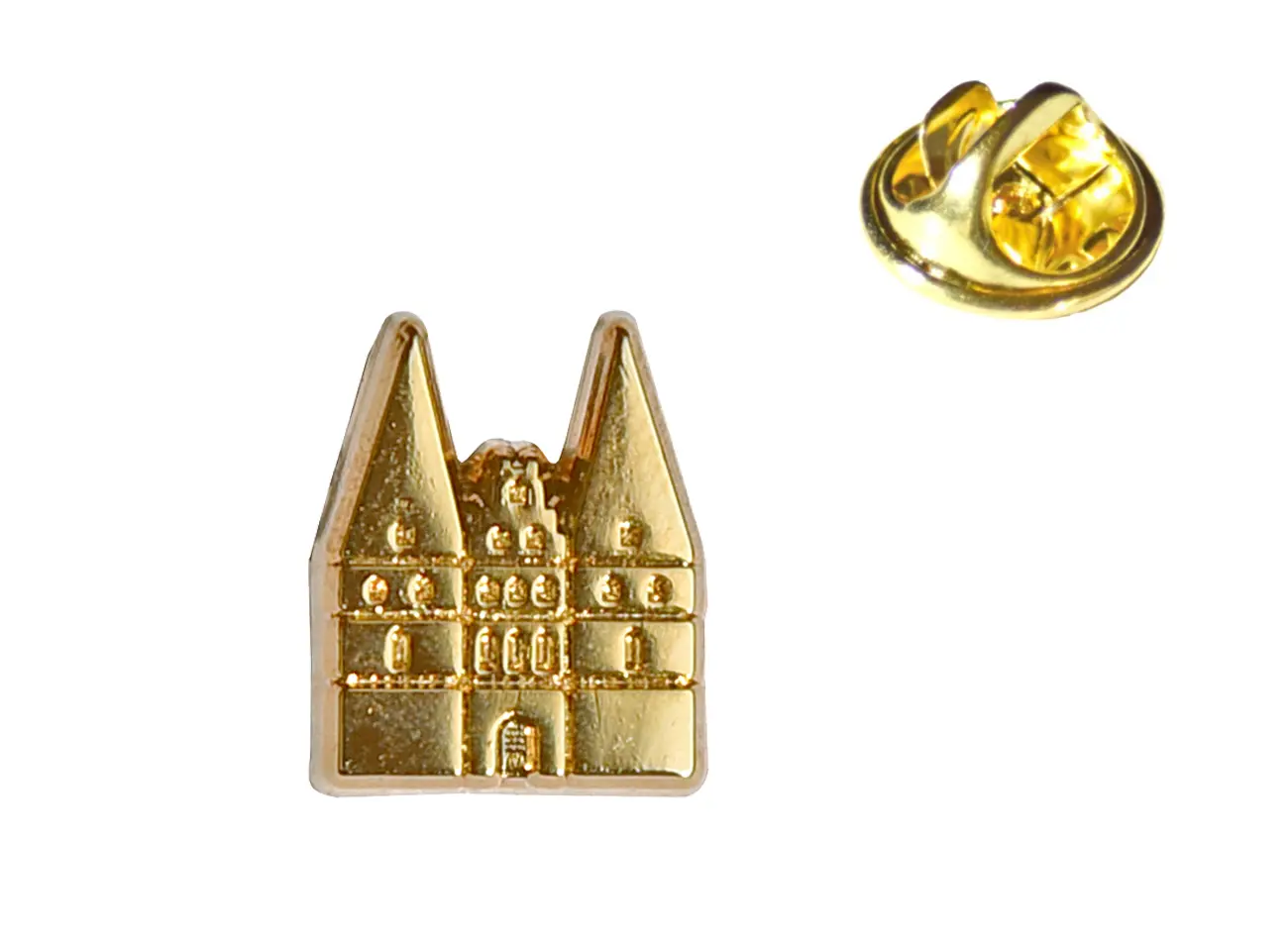 MADSea schwarzer Elbsegler mit Motivpin Holstentor Lübeck