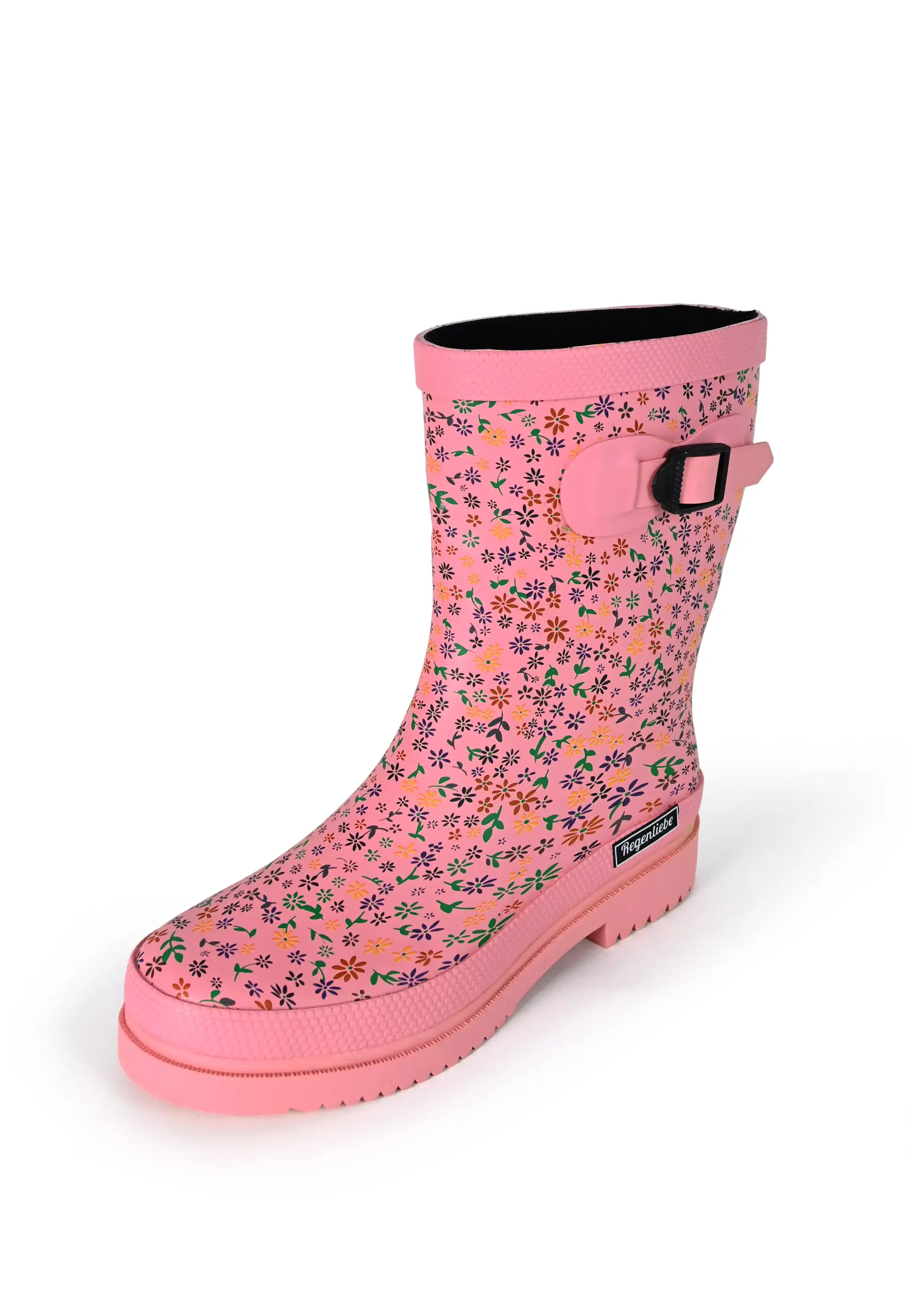 Regenliebe Damen Gummistiefel Flowers Halbschaft