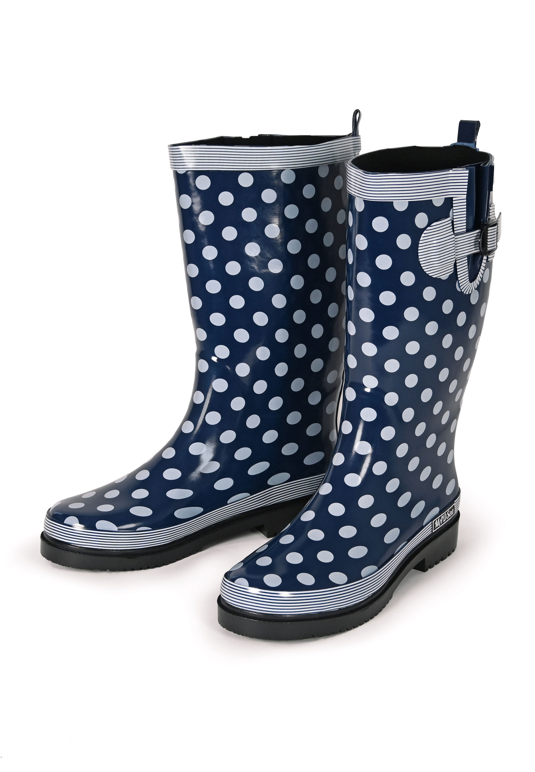 MADSea Damen Gummistiefel Ocean Langschaft Blau