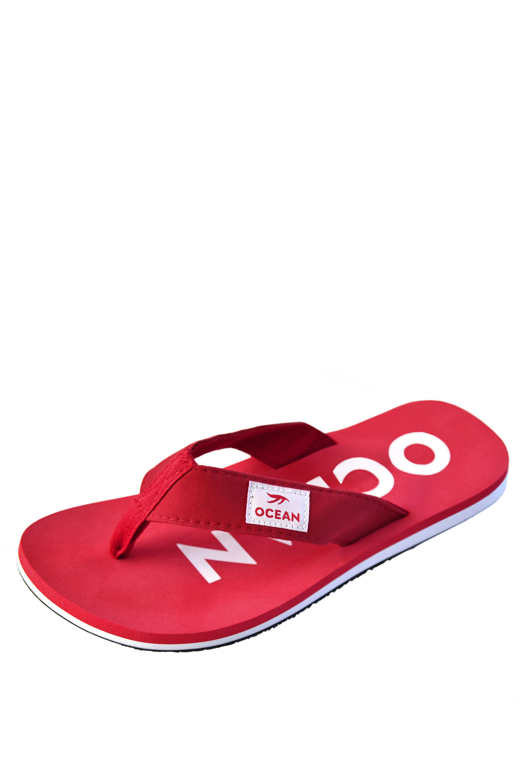 MADSea Unisex Zehentrenner Ocean rot/weiß