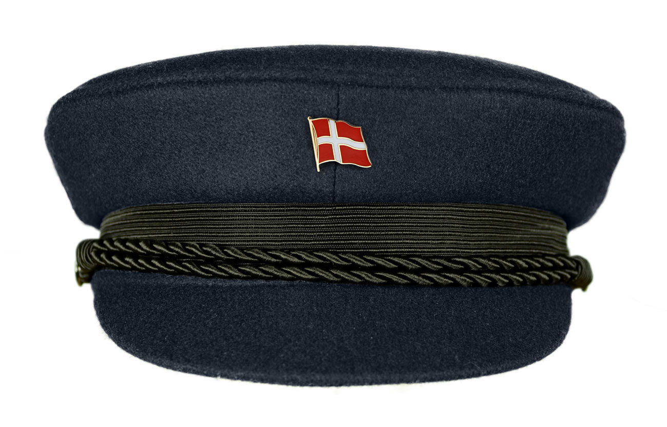 MADSea dunkelblauer Elbsegler mit Flaggenpin Dänemark