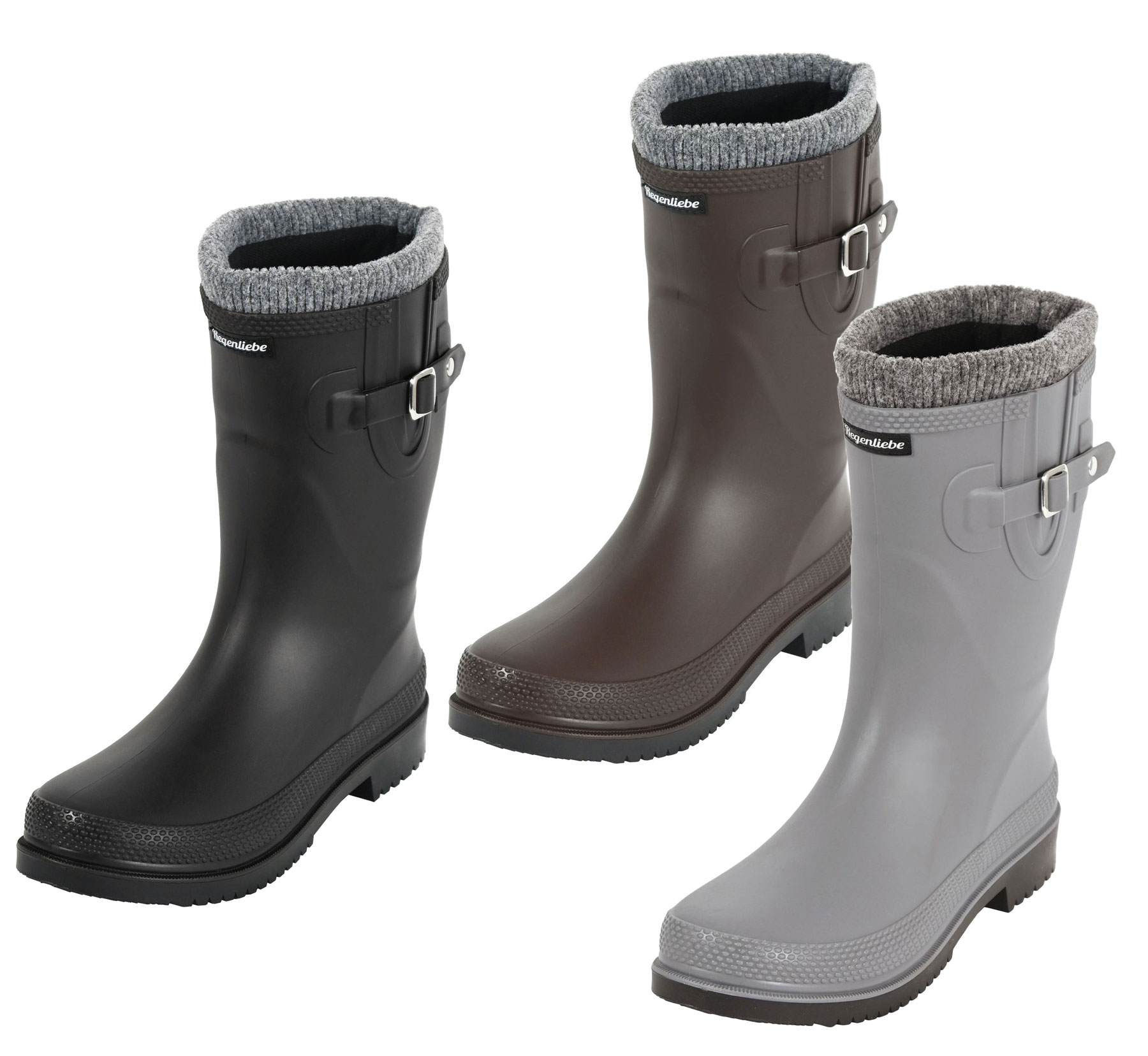Regenliebe Damen Gummistiefel Pfütze-W Halbschaft Regenliebe Damen Gummistiefel Pfütze-W Halbschaft