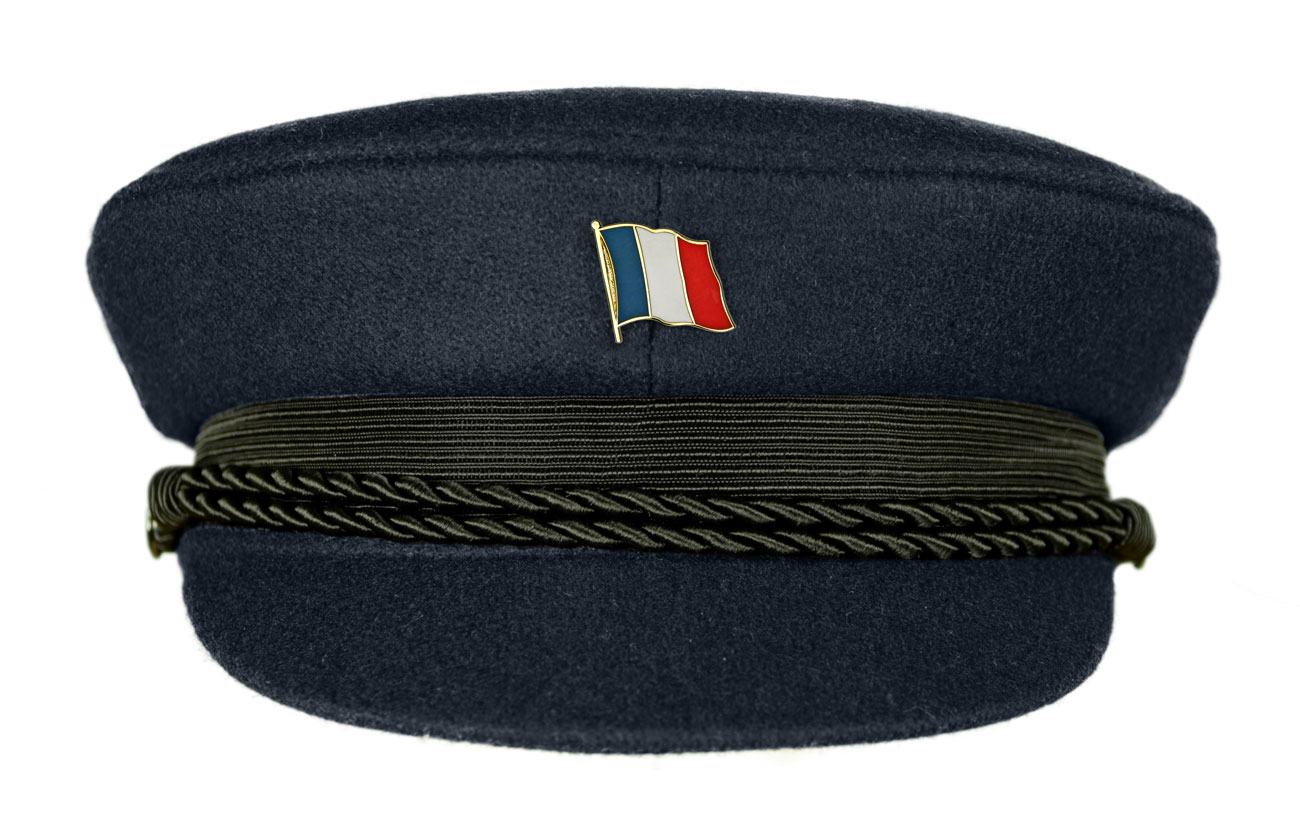 MADSea dunkelblauer Elbsegler mit Flaggenpin Frankreich