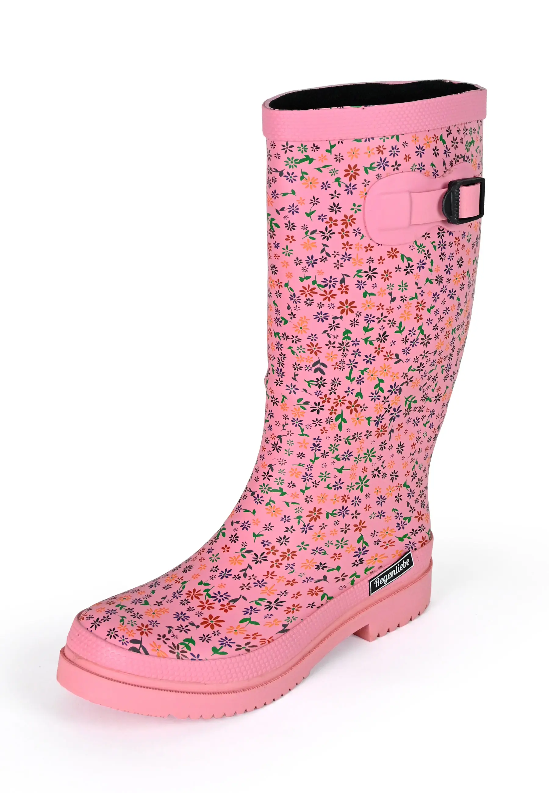 Regenliebe Damen Gummistiefel Flowers Langschaft