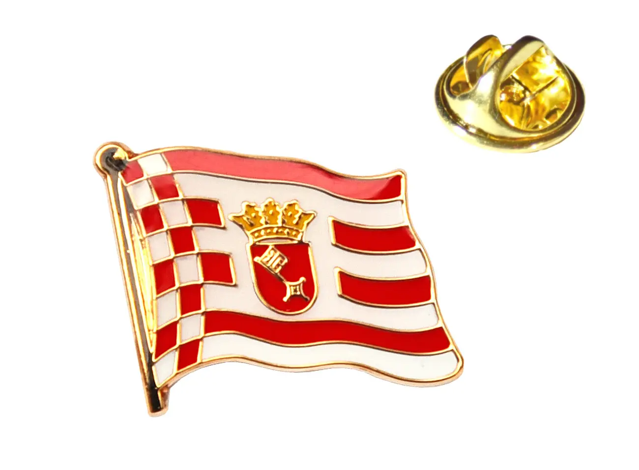 MADSea schwarzer Elbsegler mit Flaggenpin Bremen