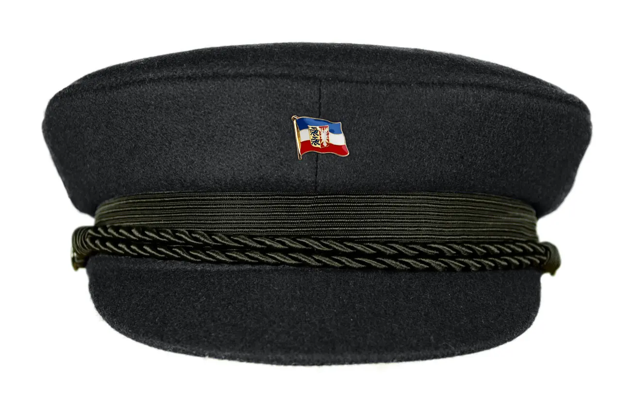 MADSea schwarzer Elbsegler mit Flaggenpin Schleswig Holstein
