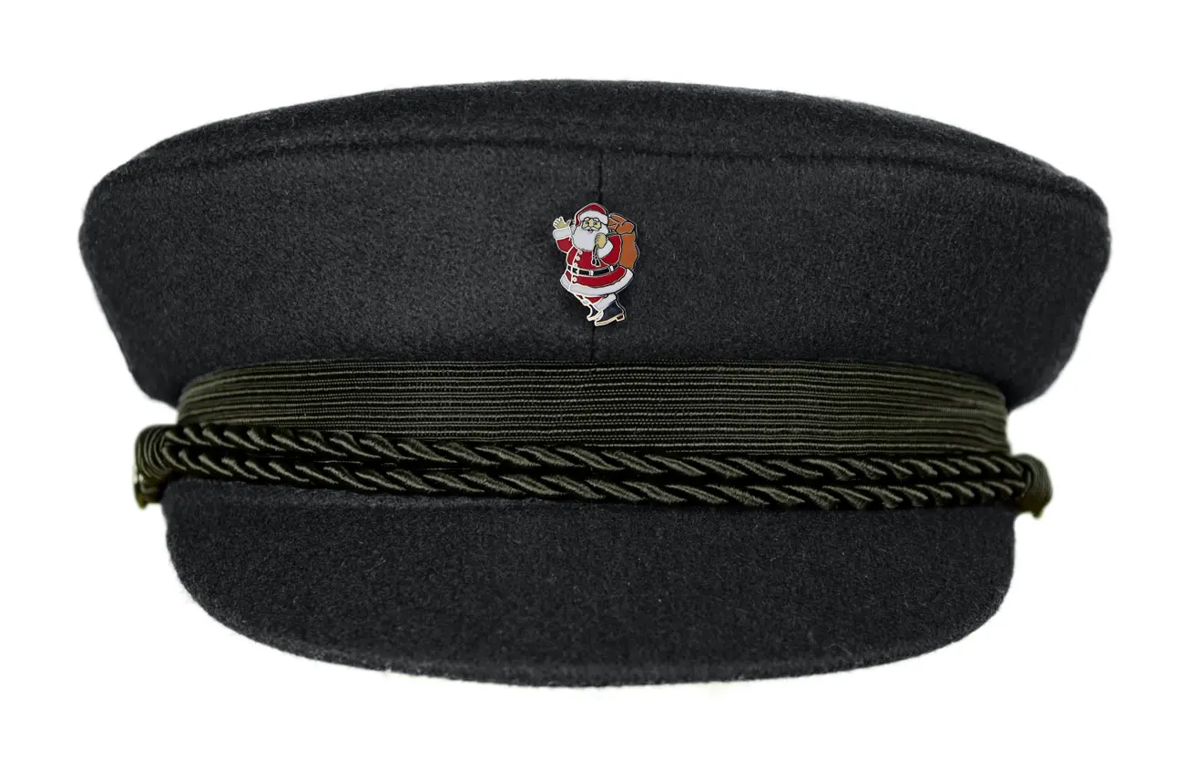 MADSea schwarzer Elbsegler mit Motivpin Weihnachtsmann