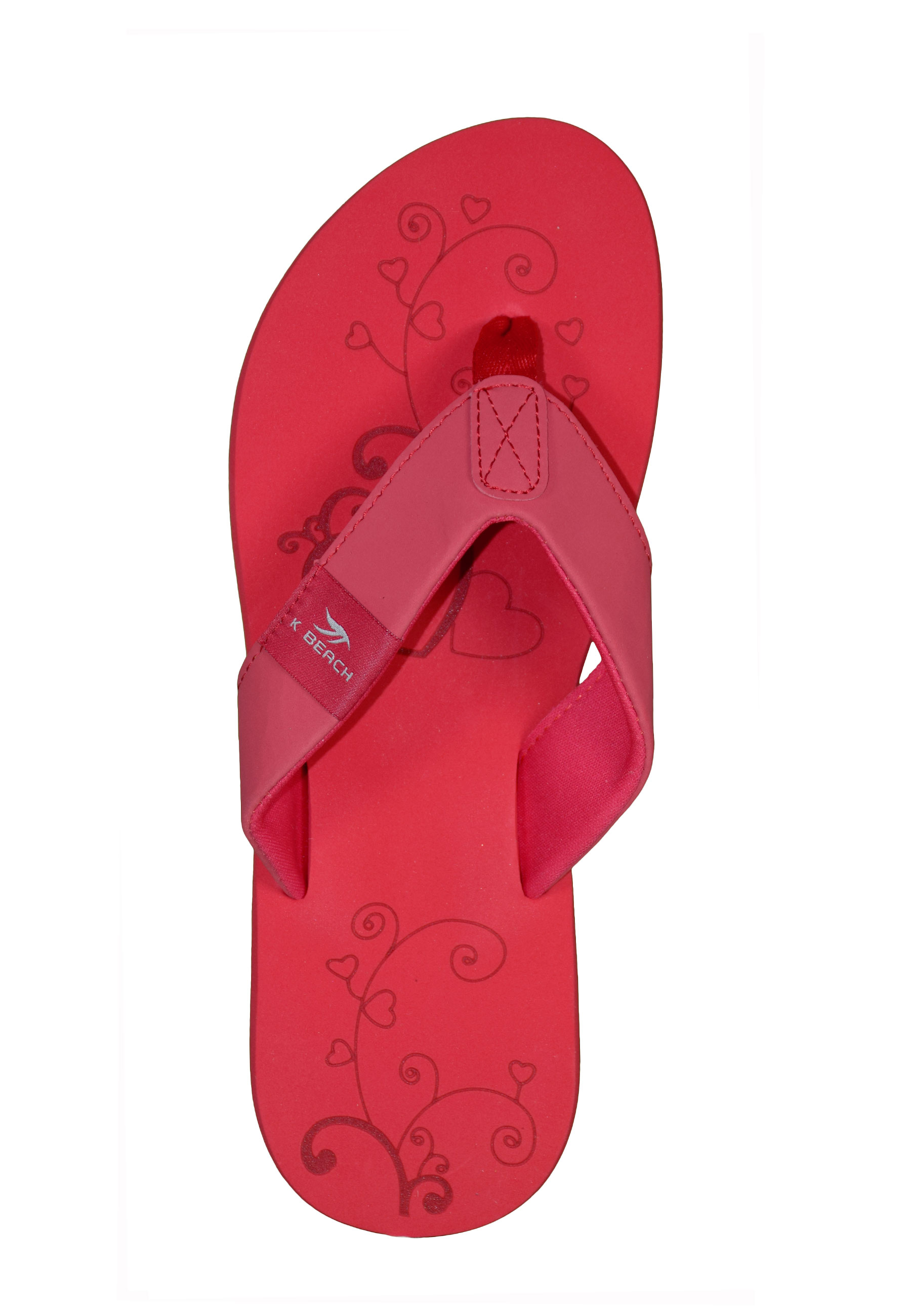 MADSea Damen Zehentrenner Beach rot/multi