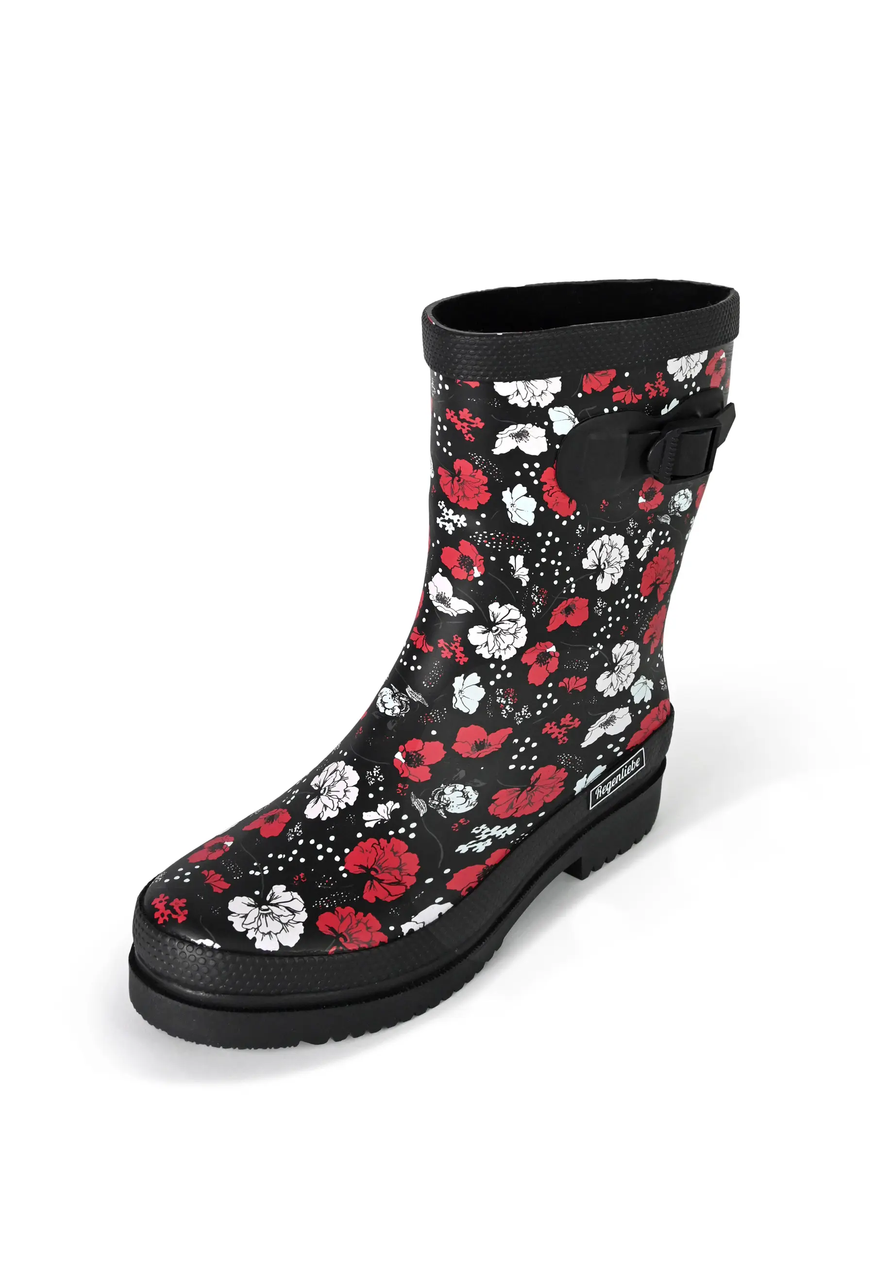 Regenliebe Damen Gummistiefel Blossom Night Halbschaft