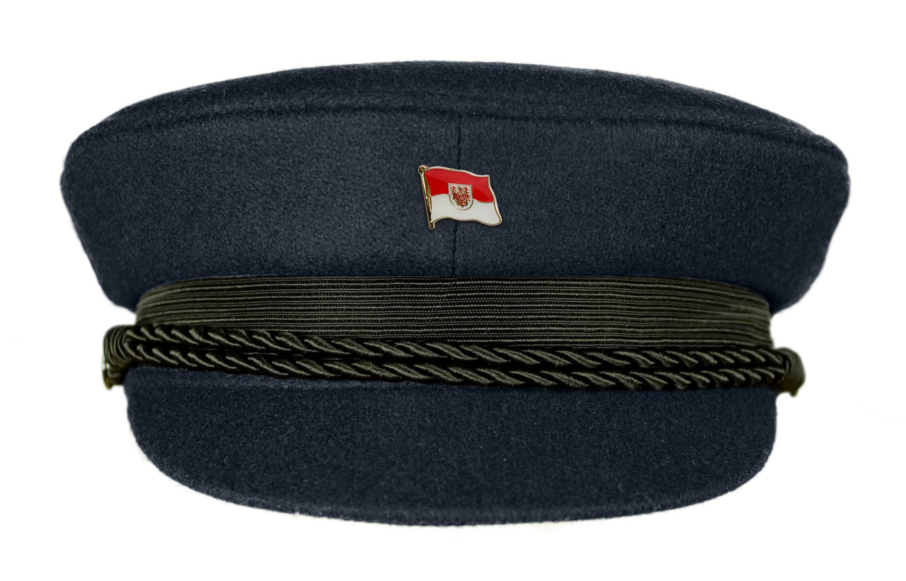 MADSea dunkelblauer Elbsegler mit Flaggenpin Brandenburg