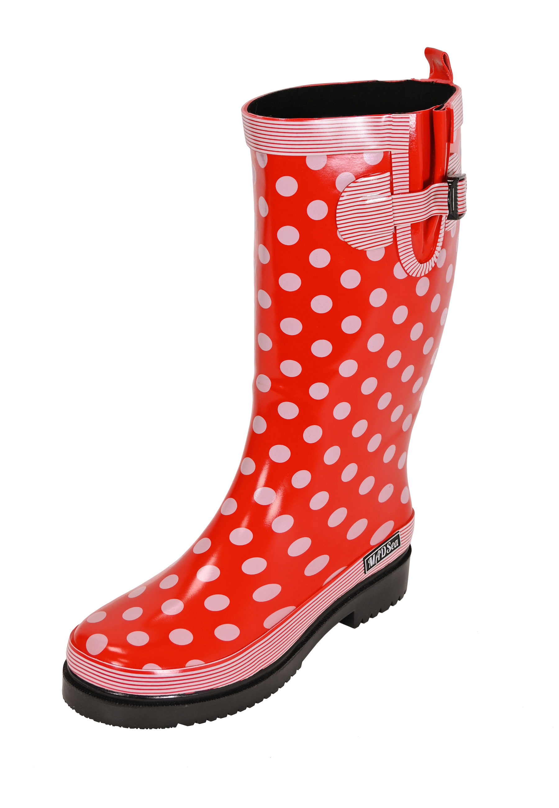 MADSea Damen Gummistiefel Ocean Langschaft Rot