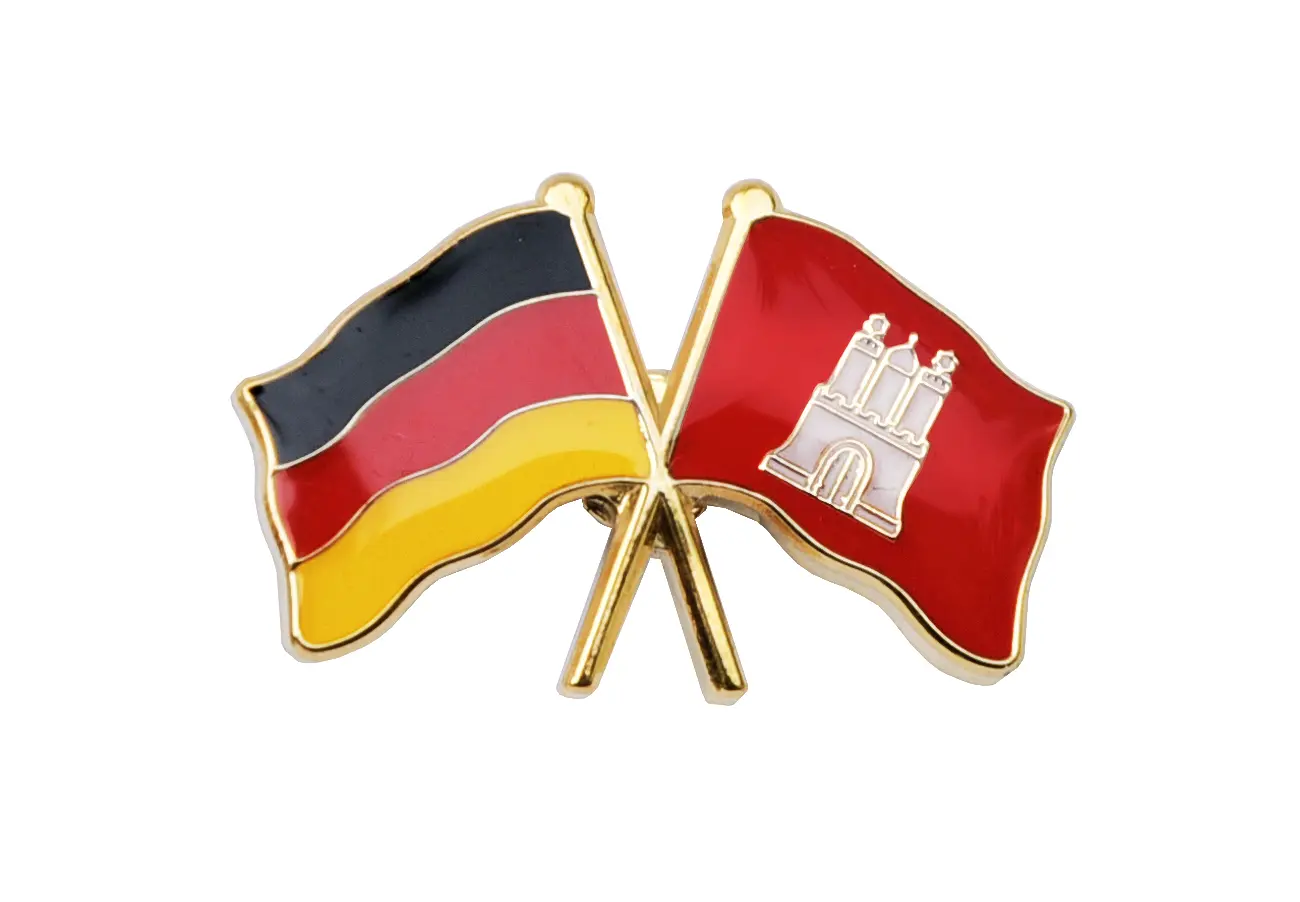 MADSea Flaggenpin Deutschland Hamburg