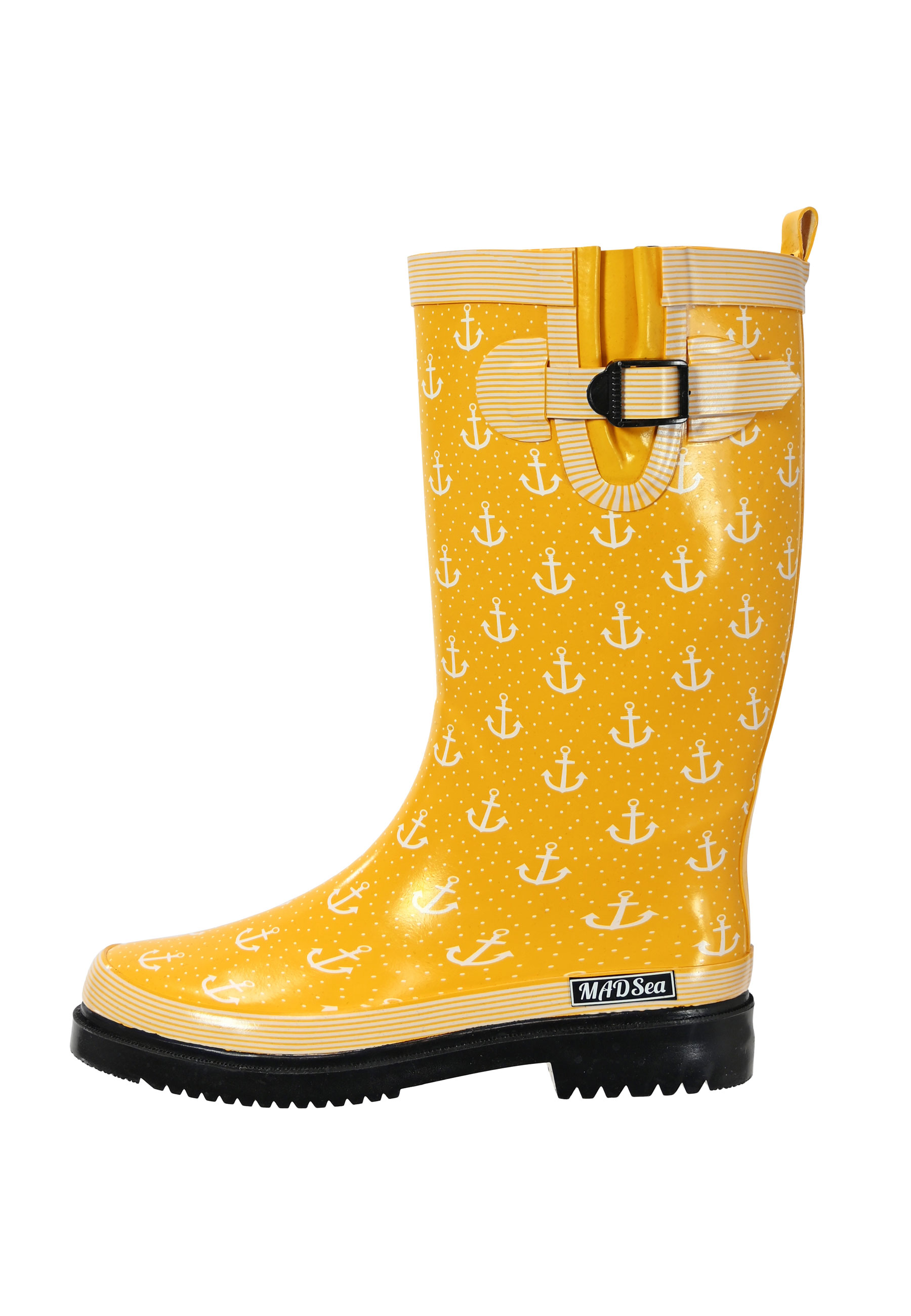 MADSea Damen Gummistiefel Anchor Langschaft Gelb