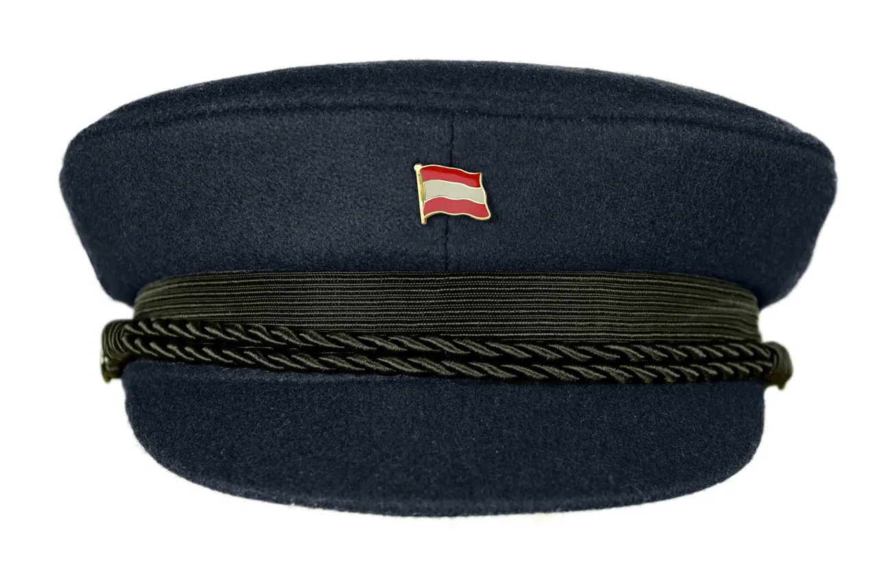 MADSea dunkelblauer Elbsegler mit Flaggenpin Österreich
