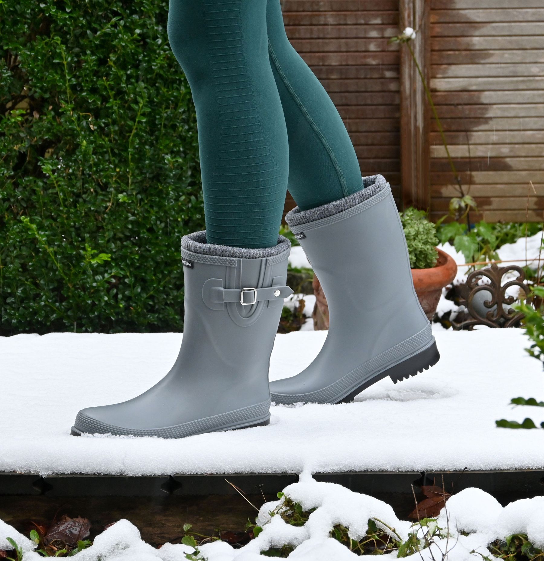 Regenliebe Damen Gummistiefel Pfütze-W Halbschaft Regenliebe Damen Gummistiefel Pfütze-W Halbschaft