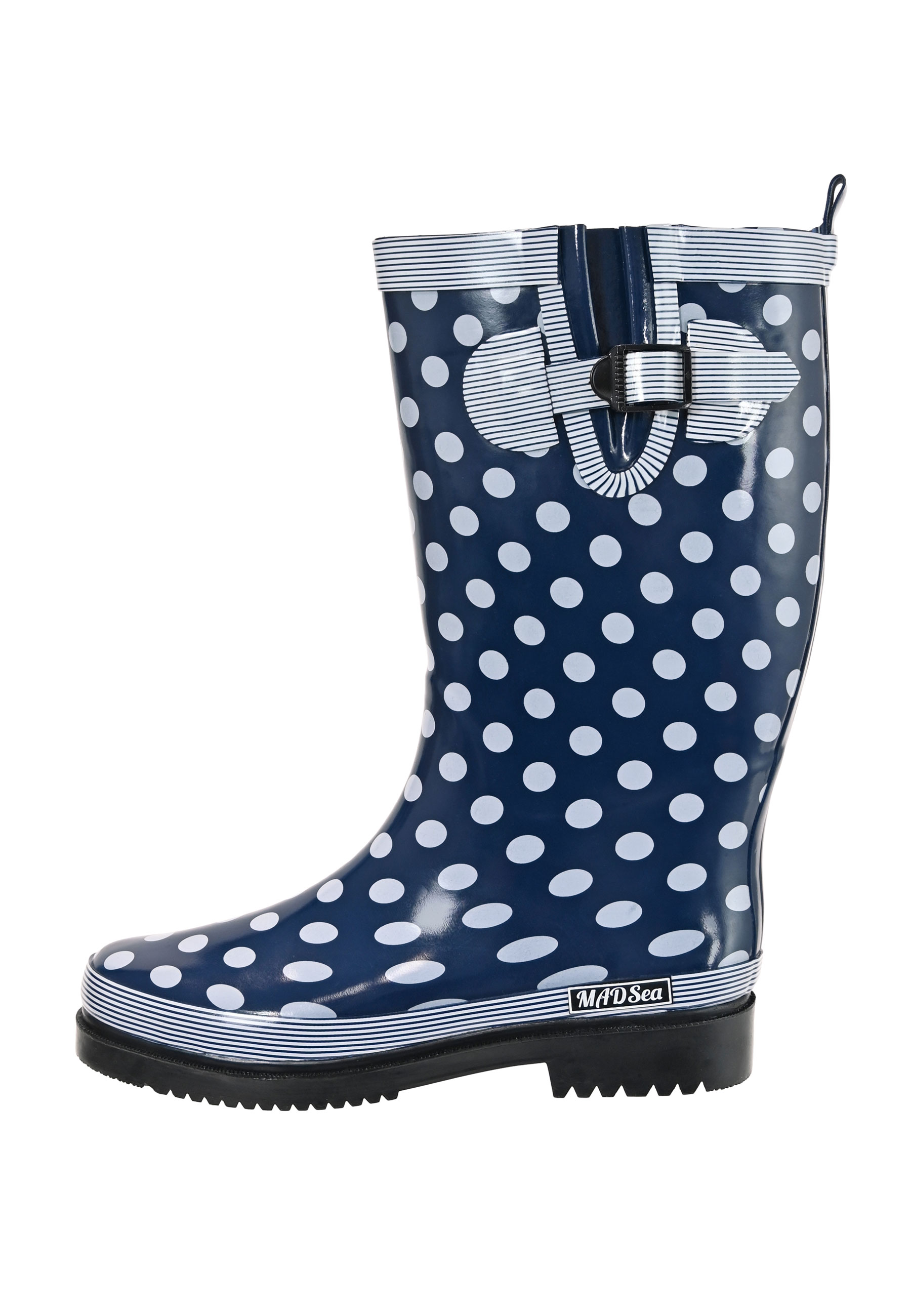 MADSea Damen Gummistiefel Ocean Langschaft Blau