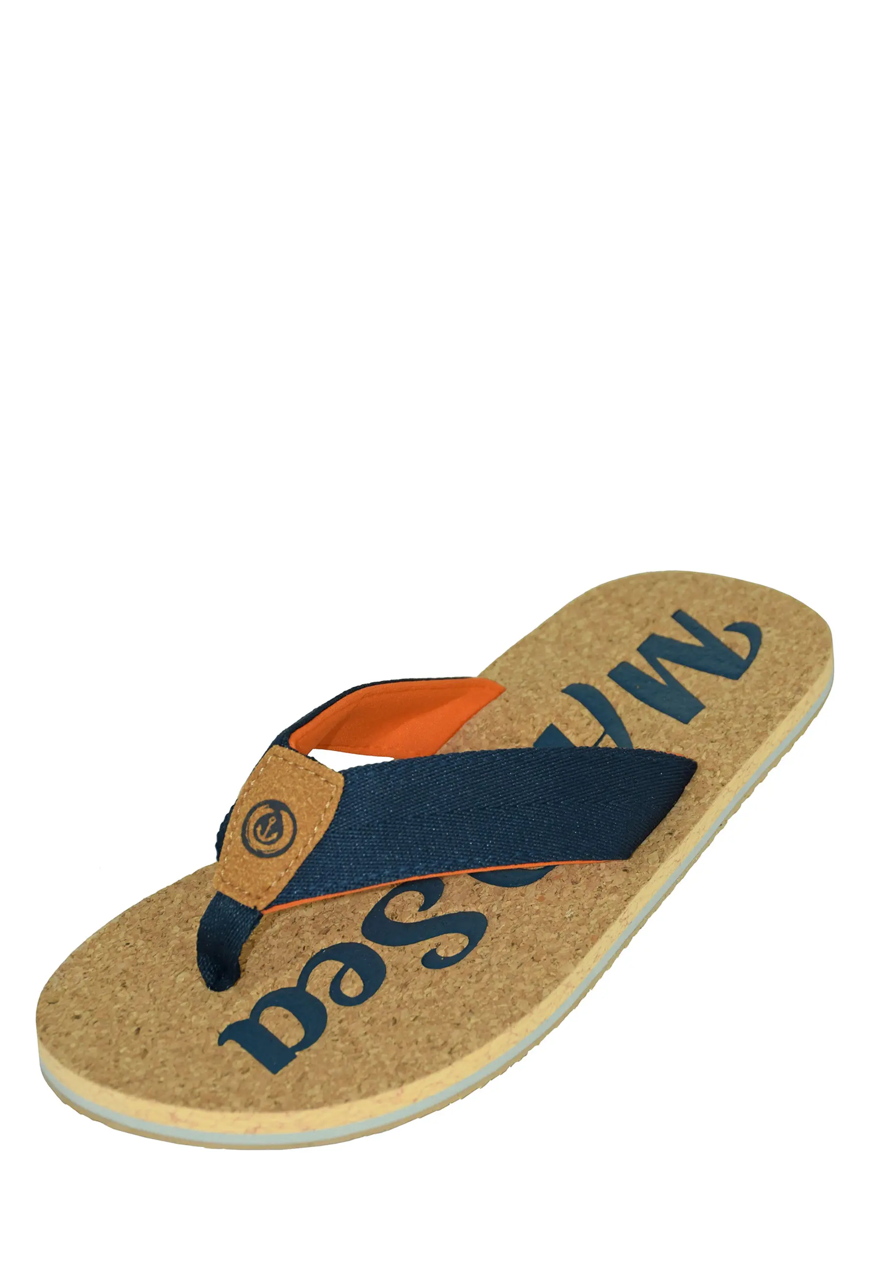 MADSea Unisex Zehentrenner Nature dunkelblau/orange