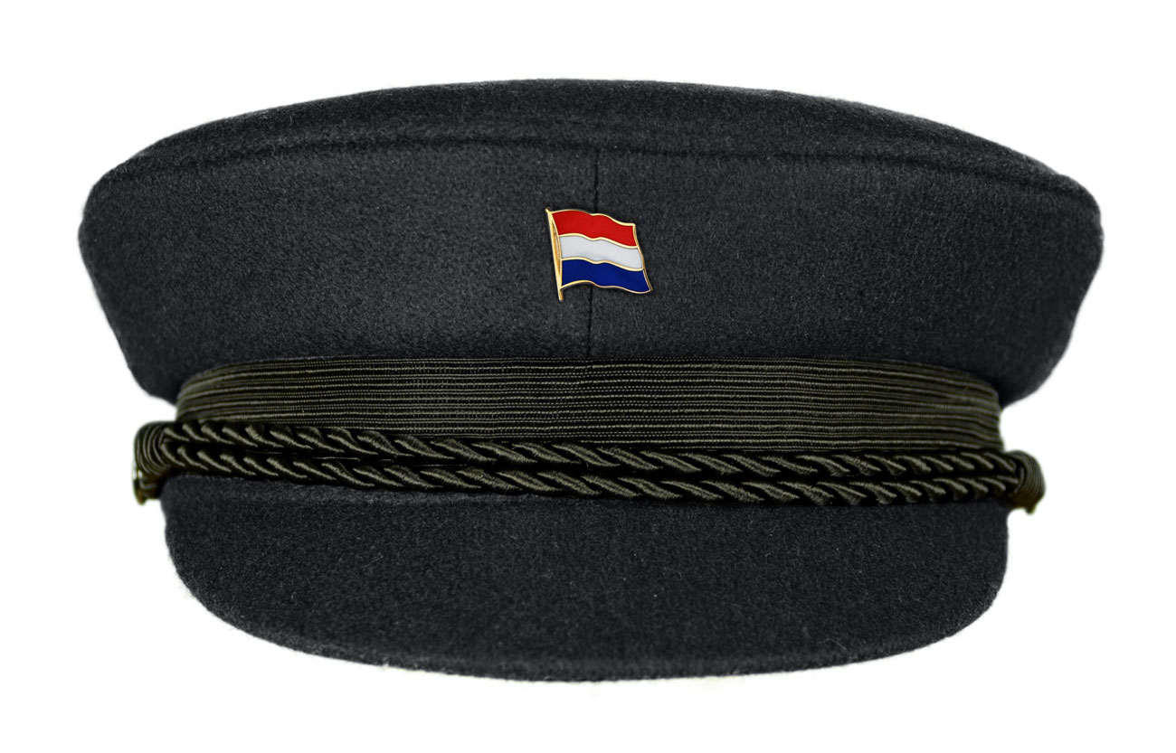 MADSea schwarzer Elbsegler mit Flaggenpin Niederlande