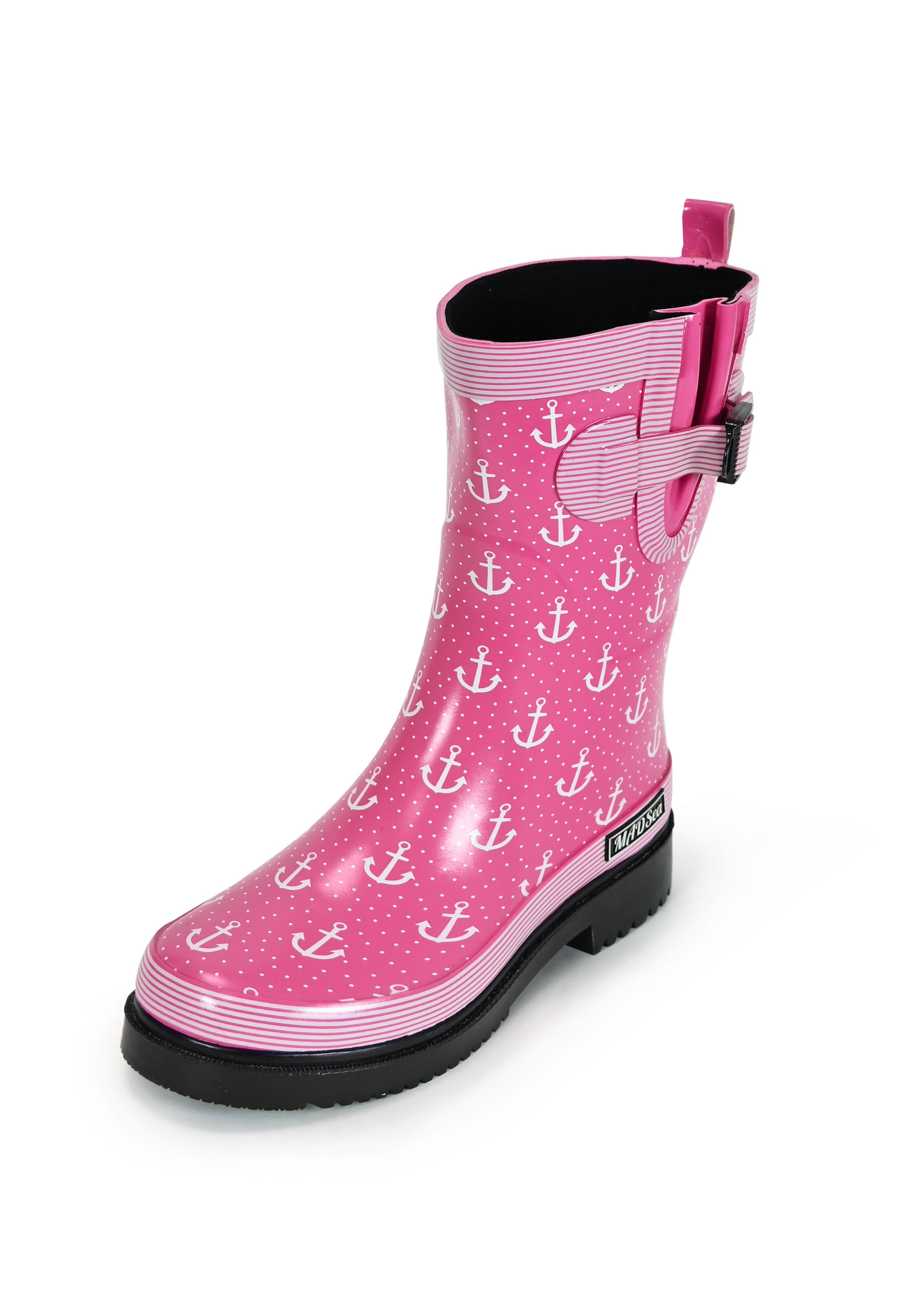 MADSea Damen Gummistiefel Anchor Halbschaft Pink