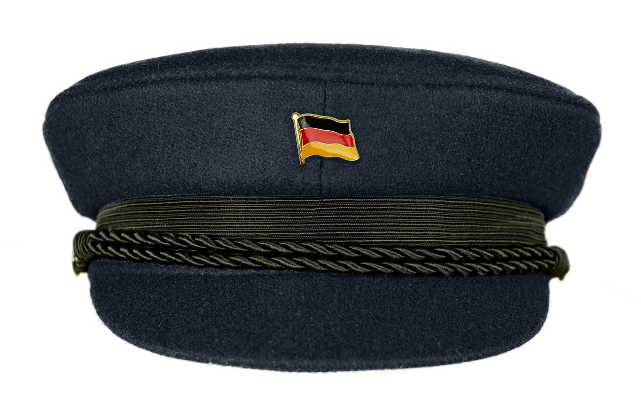 MADSea dunkelblauer Elbsegler mit Flaggenpin Deutschland