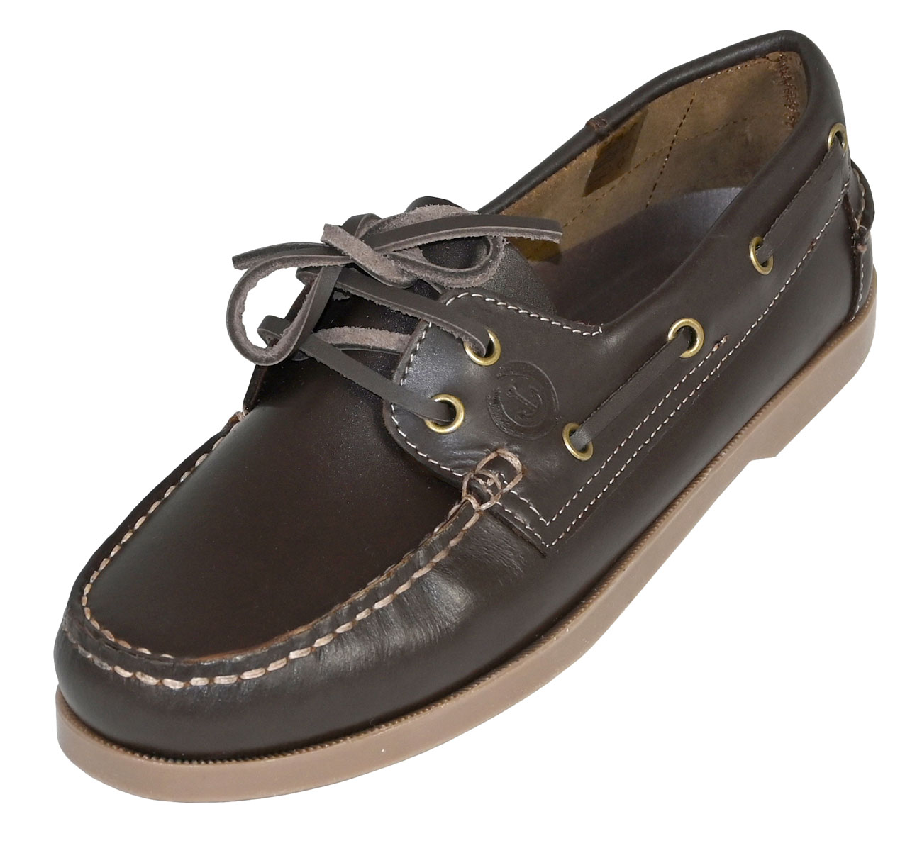 MADSea Waterside Bootsschuhe dunkelbraun Leder braune Sohle