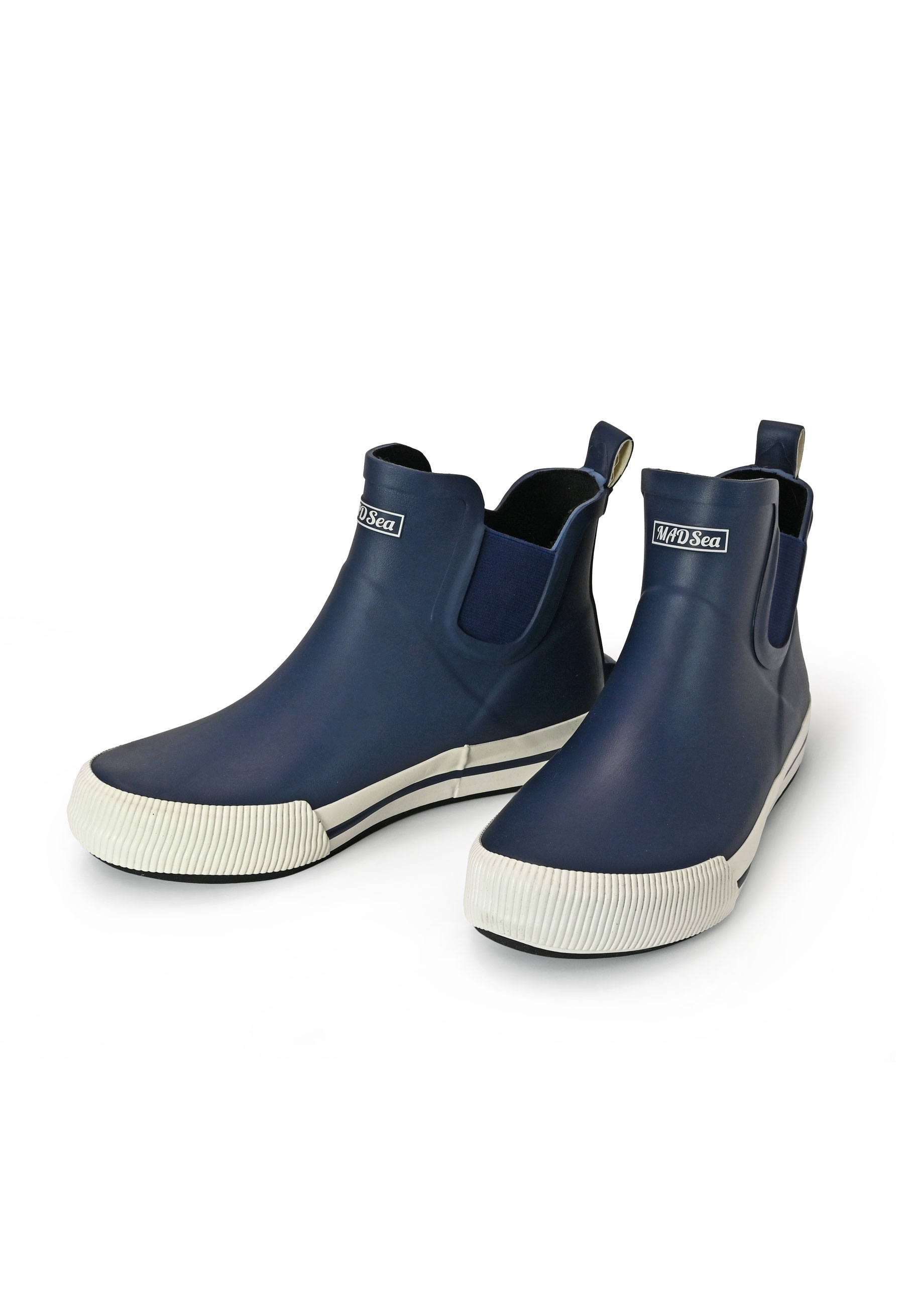 MADSea Unisex Gummistiefel Short Story Dunkelblau/Weiß
