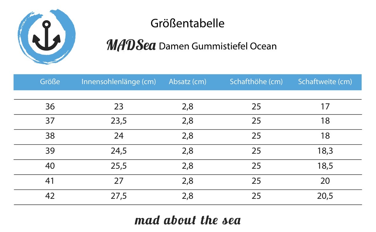 MADSea Damen Gummistiefel Anchor Halbschaft Gelb MADSea Damen Gummistiefel Anchor Halbschaft Gelb
